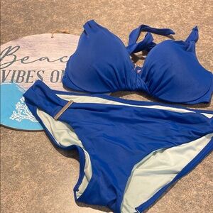 Victoria's Secret Royal Blue Bikini Set